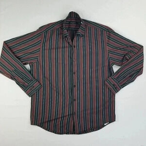 Equilibrio Italia Button Down V-Neck Long Sleeve